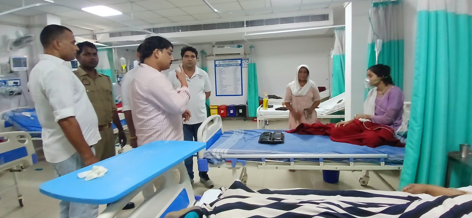 सहारनपुर में अमोनिया गैस रिसाव से हड़कंप, अस्पताल पहुंचे सत्येंद्र बारी; निष्पक्ष जांच और दोषियों पर सख्त कार्रवाई के दिए निर्देश